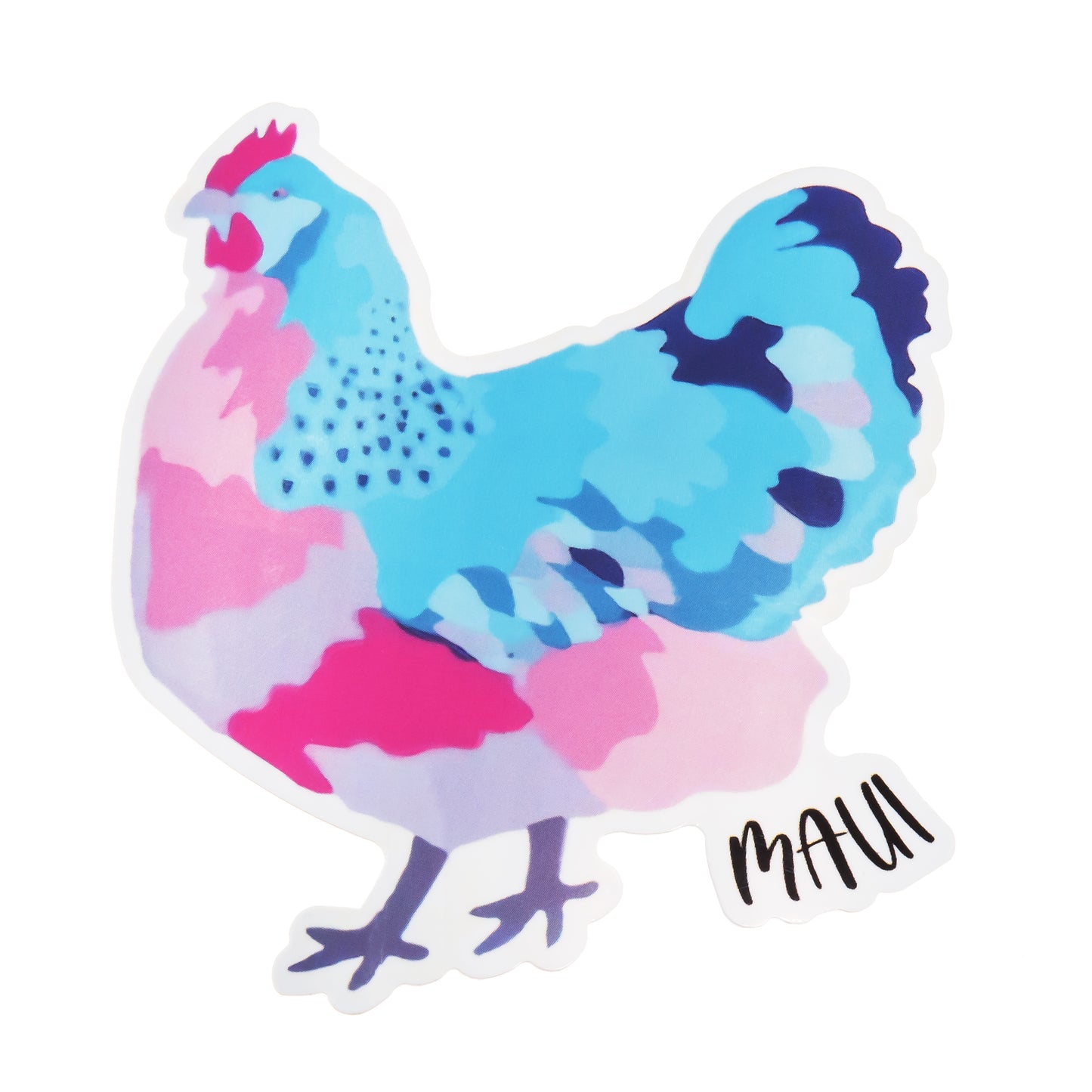 Maui Rooster Stickers