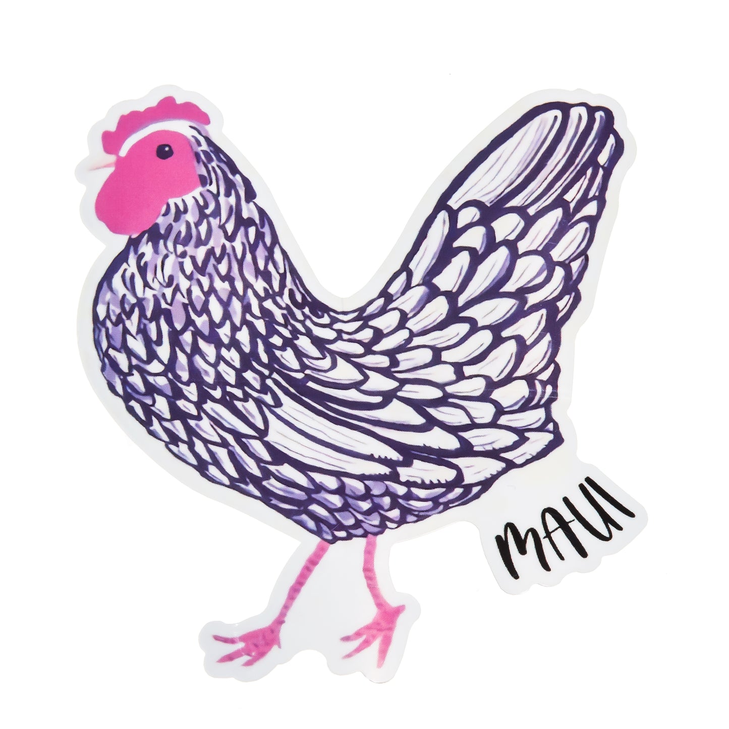 Maui Rooster Stickers