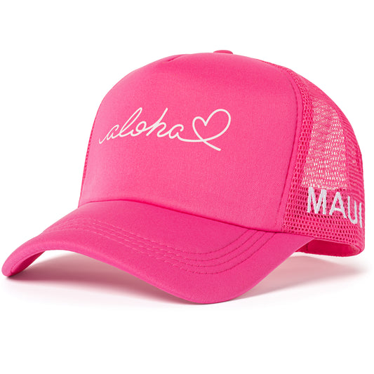 Aloha Love Maui Trucker Hat