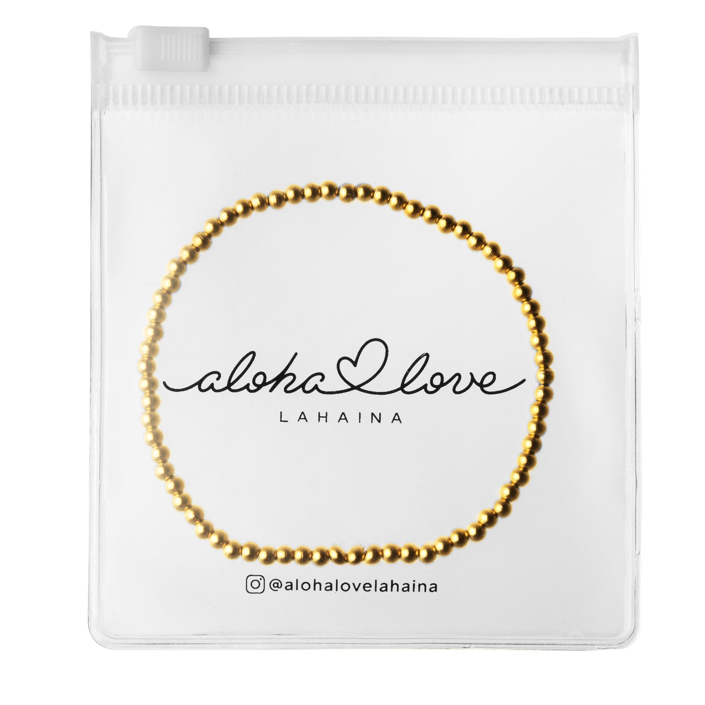 Waterproof Gold Ball Bracelet -2mm