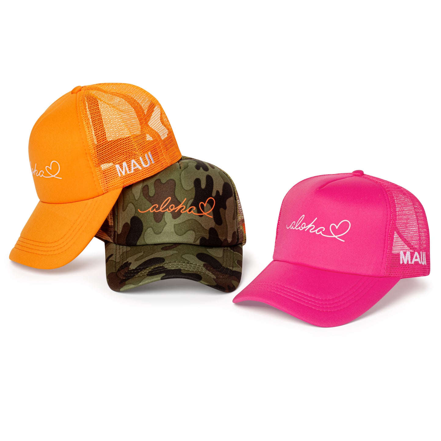 Aloha Love Maui Trucker Hat