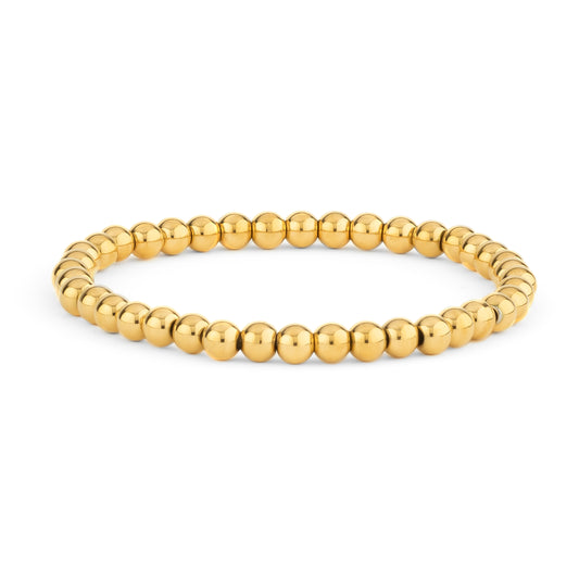 Waterproof Gold Ball Bracelet -3mm